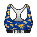Pittsburgh Panthers - Logo All-Over Women's Sports Bra