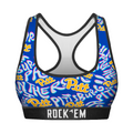 Pittsburgh Panthers - Twisted Wordmark Women's Sports Bra