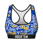 Pittsburgh Panthers - Twisted Wordmark Women's Sports Bra