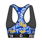 Pittsburgh Panthers - Twisted Wordmark Women's Sports Bra