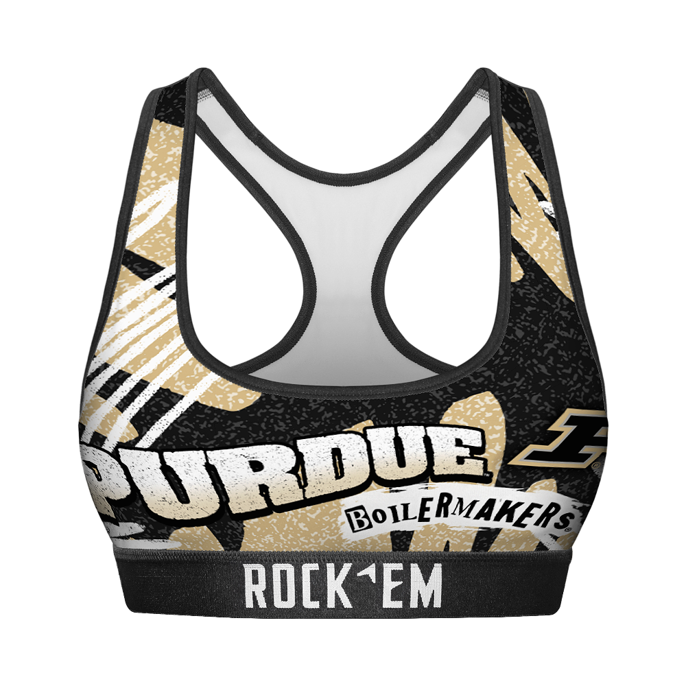 Purdue Boilermakers - Team Blast Women's Sports Bra