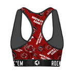 South Carolina Gamecocks - Logo All-Over Women's Sports Bra