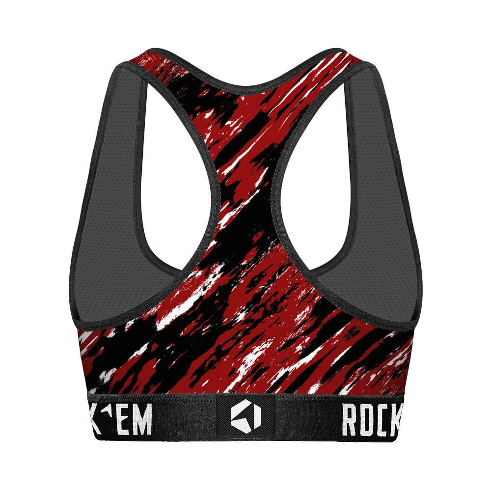 South Carolina Gamecocks - Retro Paint Women's Sports Bra