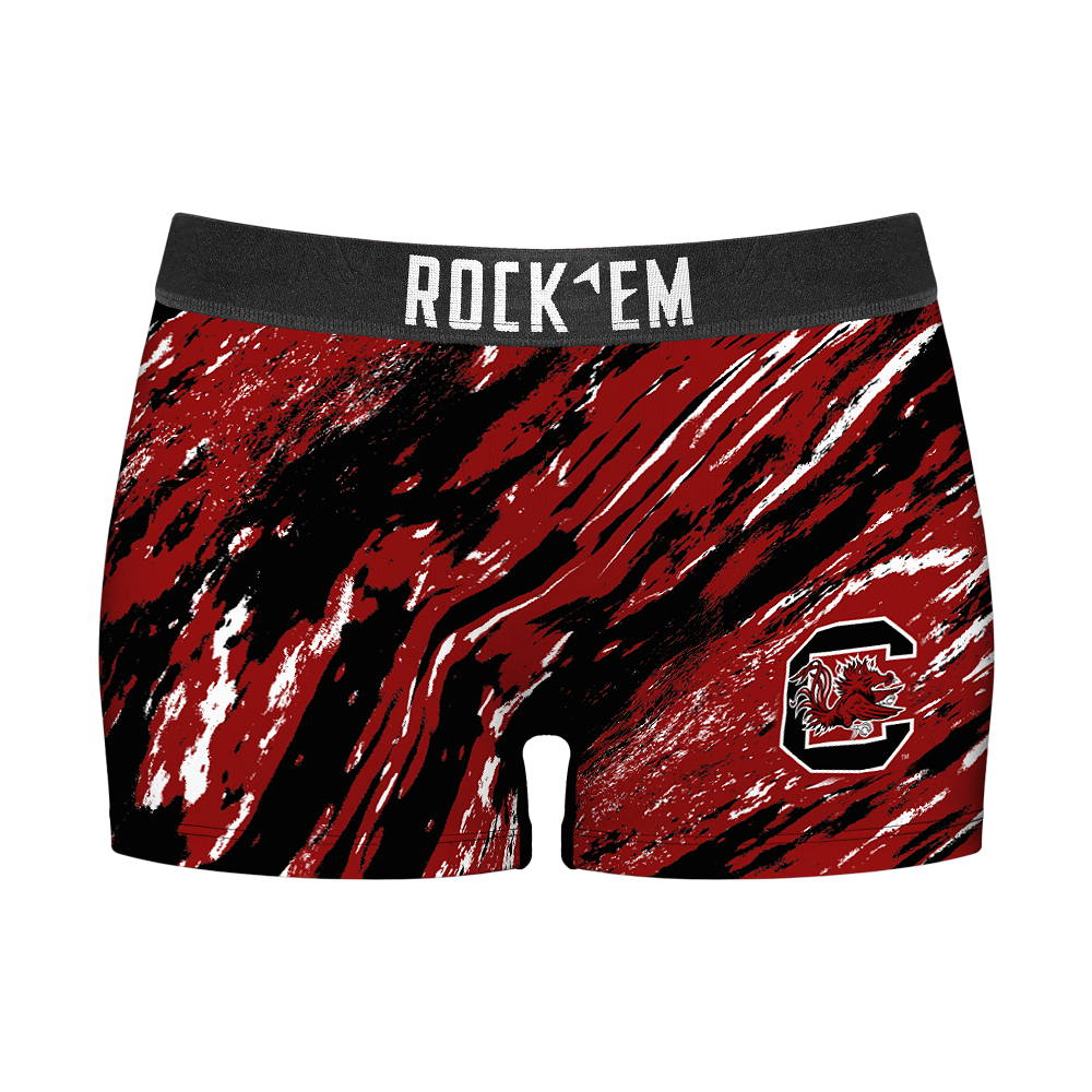 South Carolina Gamecocks - Retro Paint Women's Boy Shorts