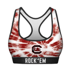 South Carolina Gamecocks - Team Tie Dye Women's Sports Bra