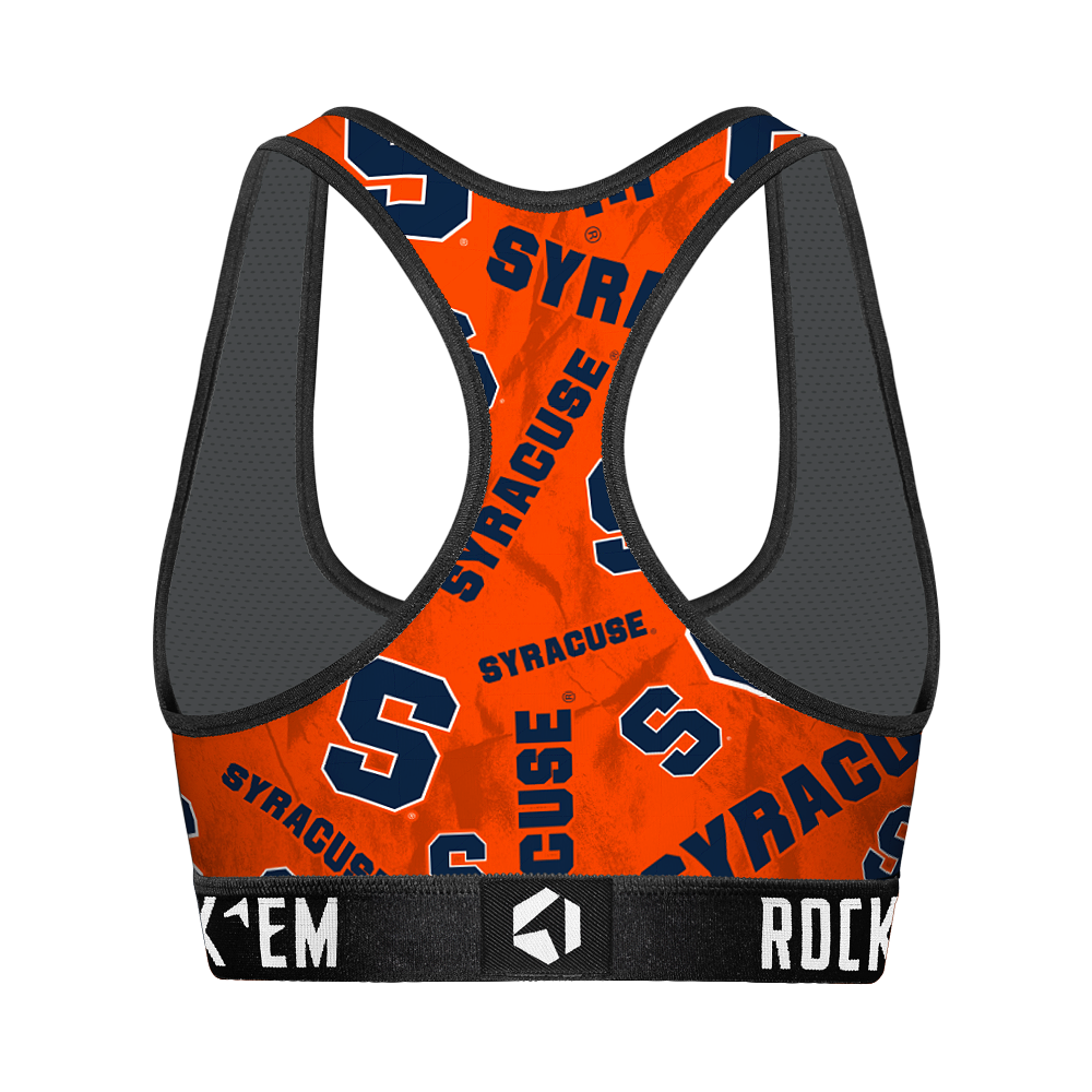 Syracuse Orange - Logo All-Over Women's Sports Bra