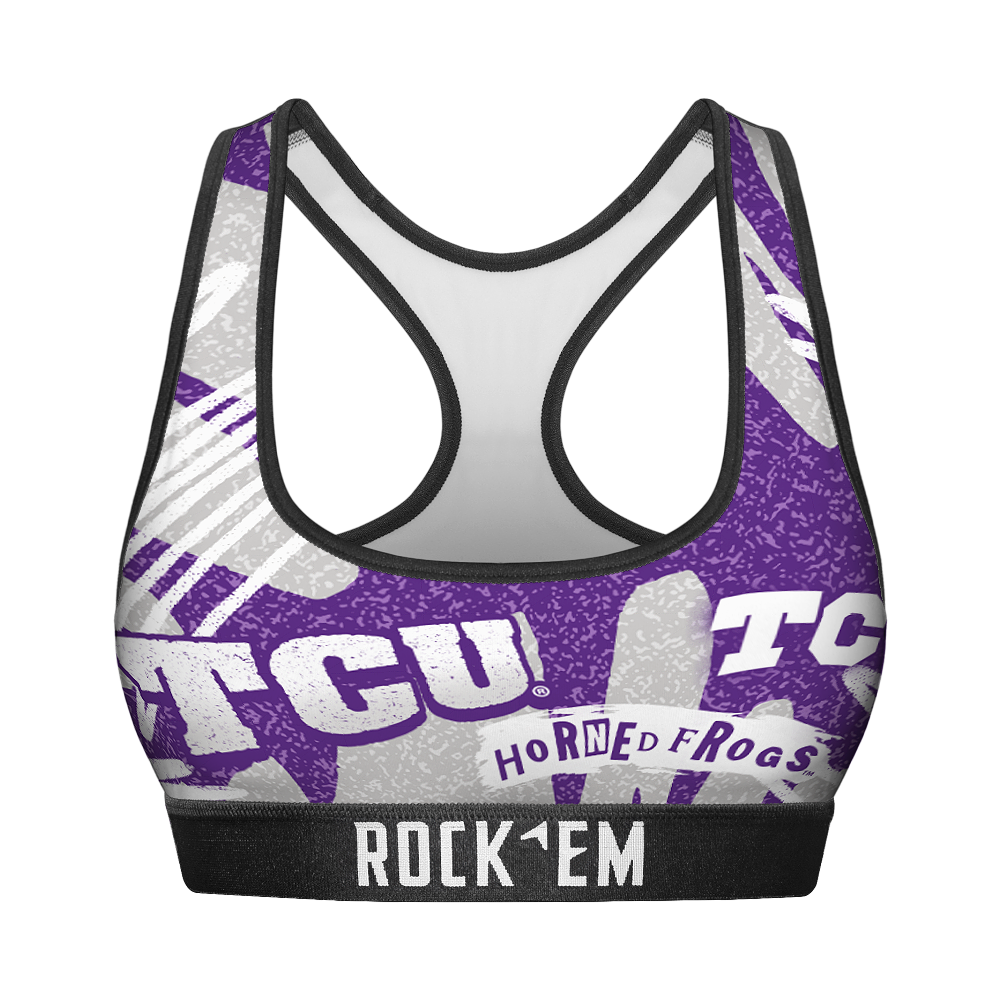 TCU Horned Frogs - Team Blast Women's Sports Bra