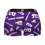 TCU Horned Frogs - Logo All-Over Women's Boy Shorts