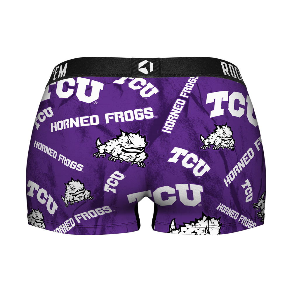 TCU Horned Frogs - Logo All-Over Women's Boy Shorts