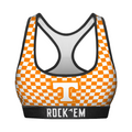 Tennessee Volunteers - Full Checkerboard Women's Sports Bra