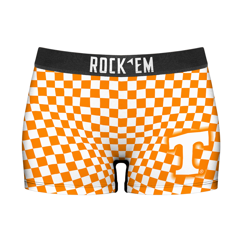 Tennessee Volunteers - Full Checkerboard Women's Boy Shorts