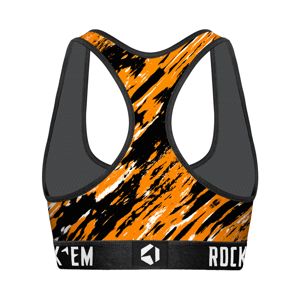 Tennessee Volunteers - Retro Paint Women's Sports Bra