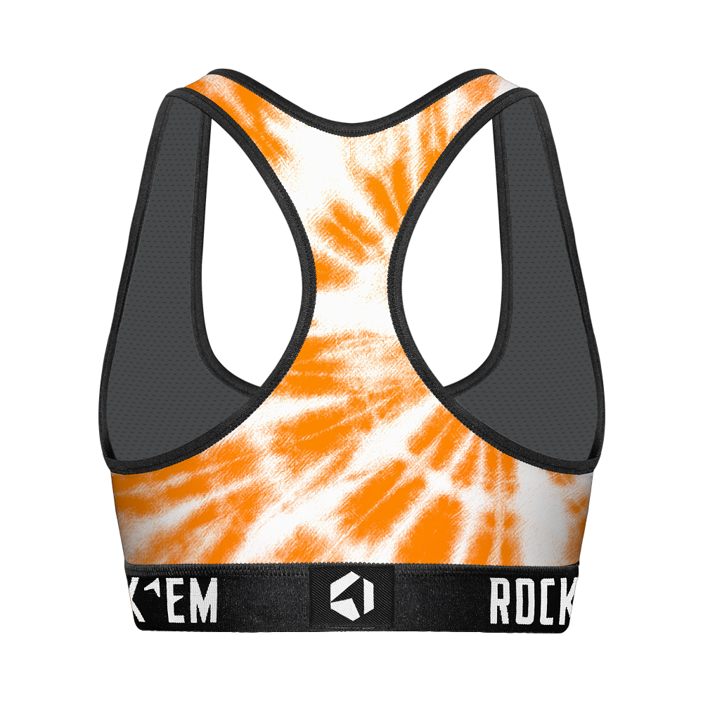 Tennessee Volunteers - Team Tie Dye Women's Sports Bra