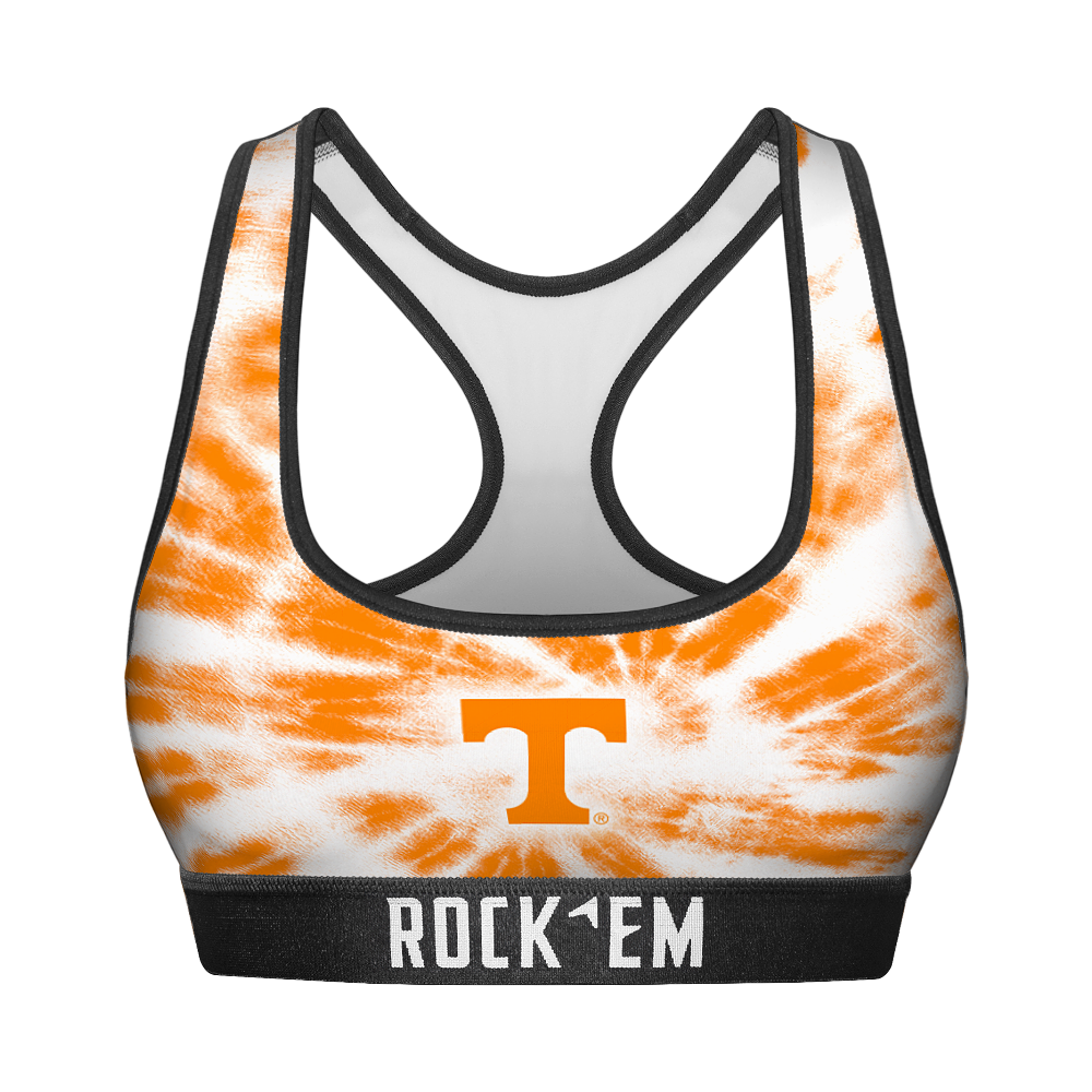 Tennessee Volunteers - Team Tie Dye Women's Sports Bra