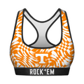 Tennessee Volunteers - Wavy Checkers Women's Sports Bra