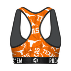 Texas Longhorns - Logo All-Over Women's Sports Bra