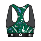 Tulane Green Wave - Logo All-Over Women's Sports Bra