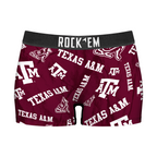 Texas A&M Aggies - Logo All-Over Women's Boy Shorts
