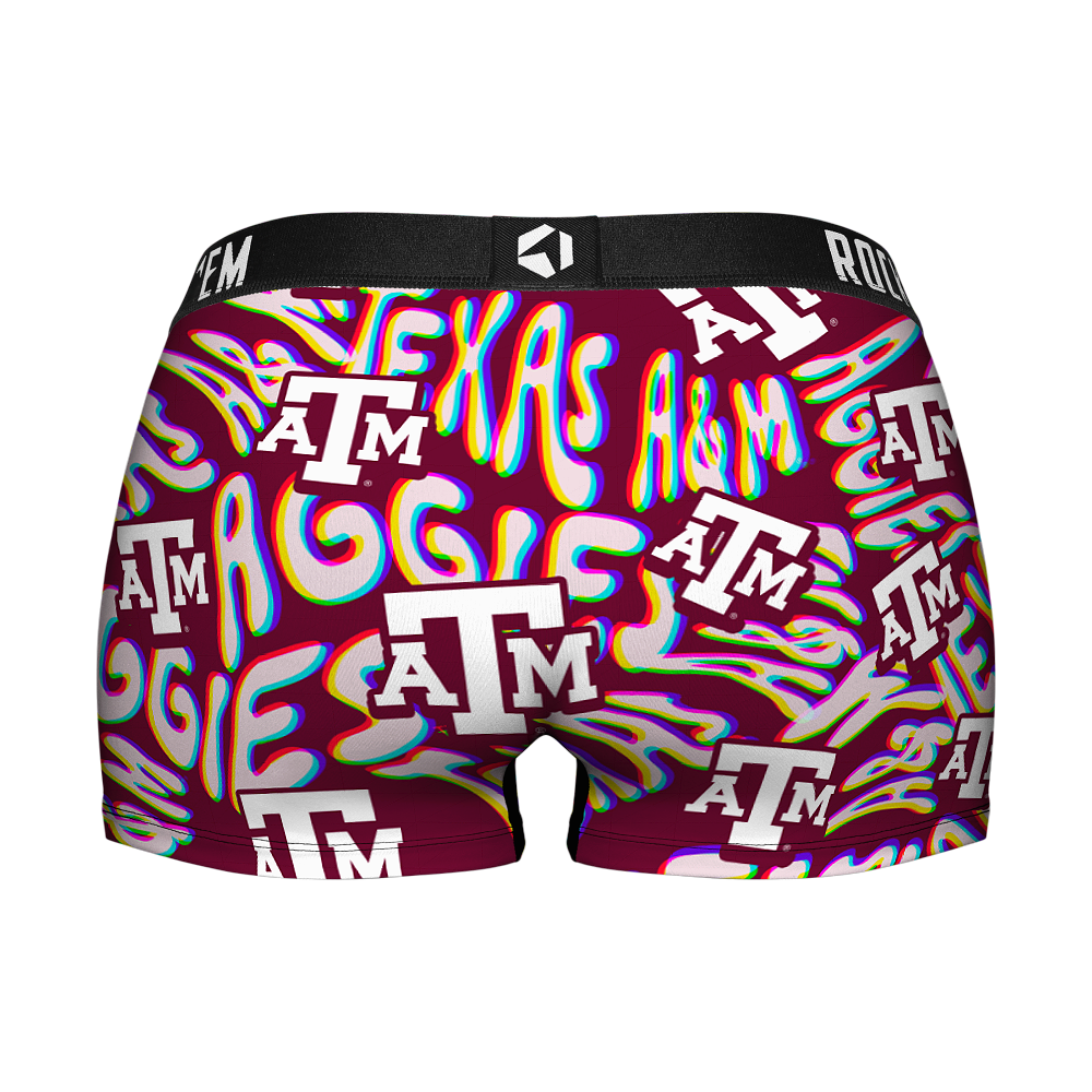 Texas A&M Aggies - Twisted Wordmark Women's Boy Shorts