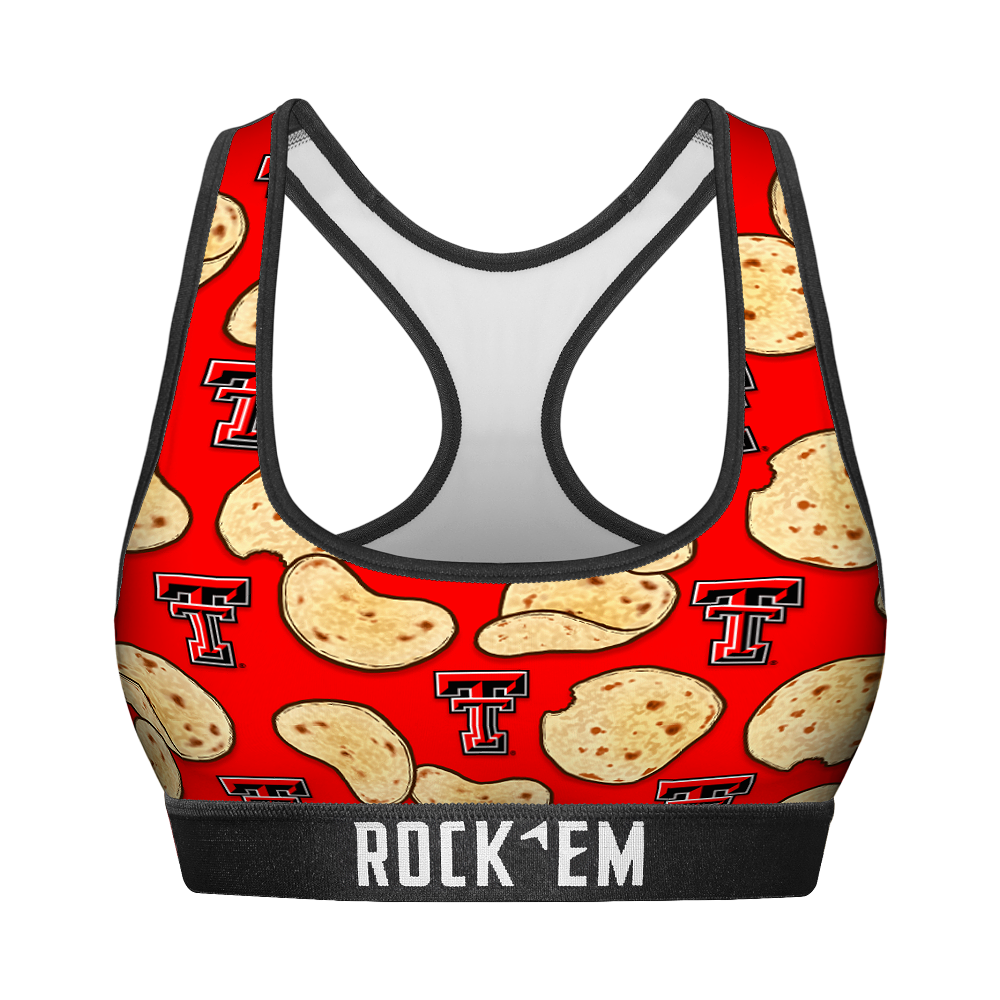 Texas Tech Red Raiders - Tortillas All-Over Women's Sports Bra
