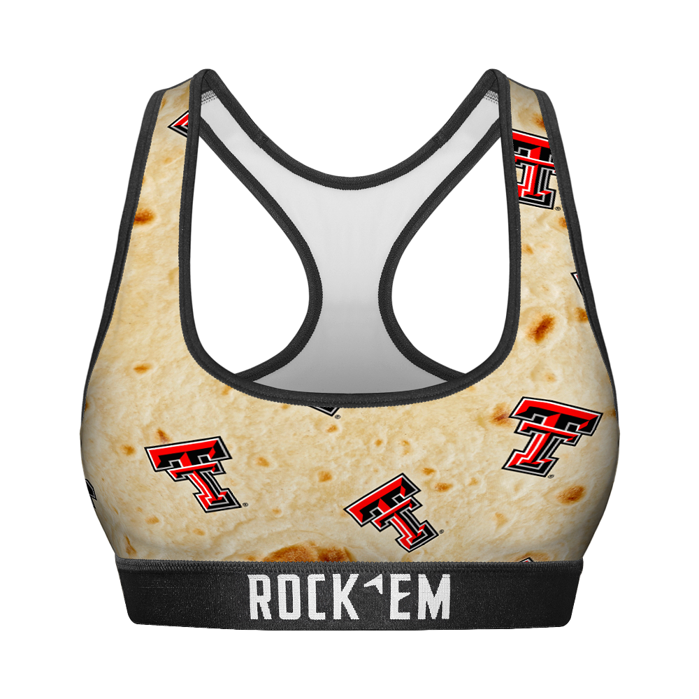 Texas Tech Red Raiders - Full Tortilla Women's Sports Bra