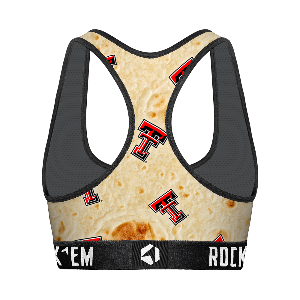 Texas Tech Red Raiders - Full Tortilla Women's Sports Bra