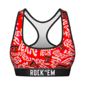 Texas Tech Red Raiders - Twisted Wordmark Women's Sports Bra