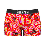 Texas Tech Red Raiders - Twisted Wordmark Women's Boy Shorts