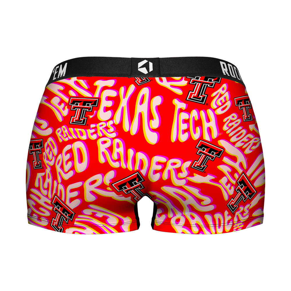 Texas Tech Red Raiders - Twisted Wordmark Women's Boy Shorts