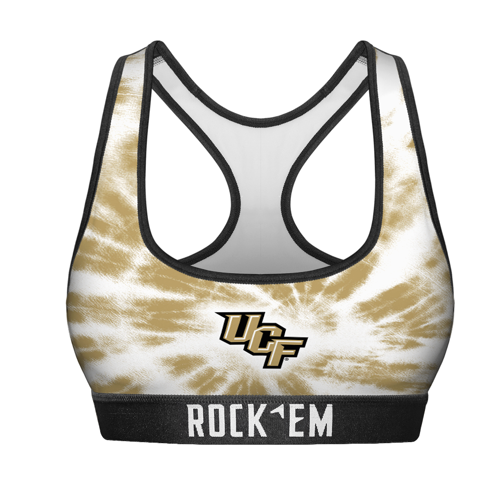 UCF Knights - Team Tie Dye Women's Sports Bra