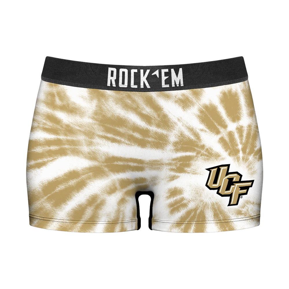 UCF Knights - Team Tie Dye Women's Boy Shorts