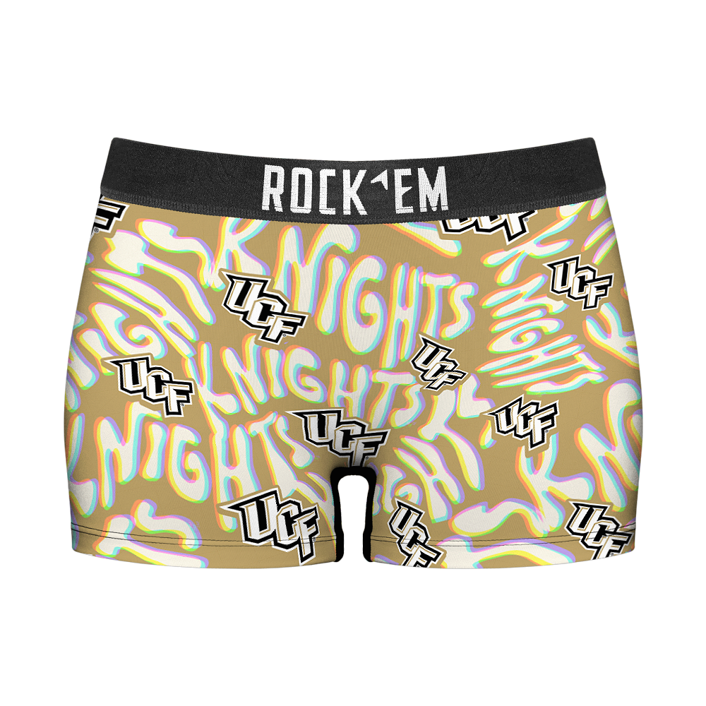 UCF Knights - Twisted Wordmark Women's Boy Shorts