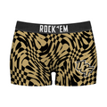 UCF Knights - Wavy Checkers Women's Boy Shorts