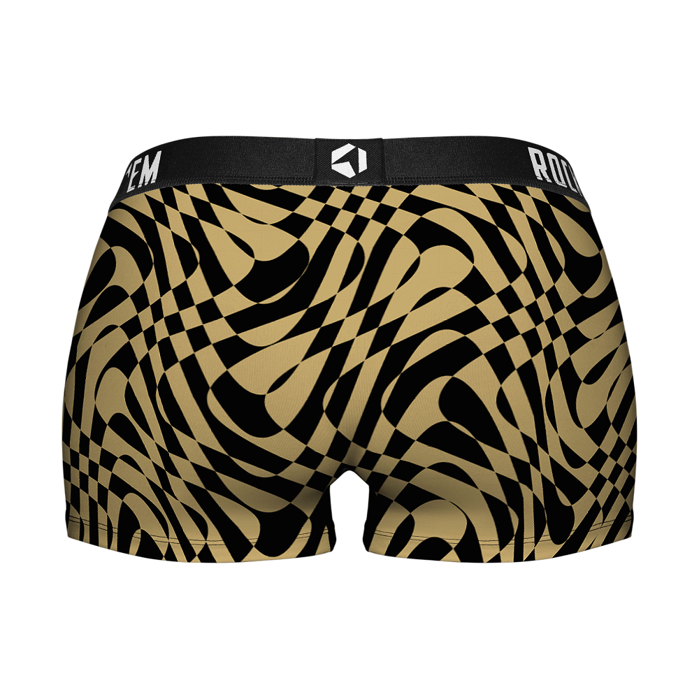 UCF Knights - Wavy Checkers Women's Boy Shorts