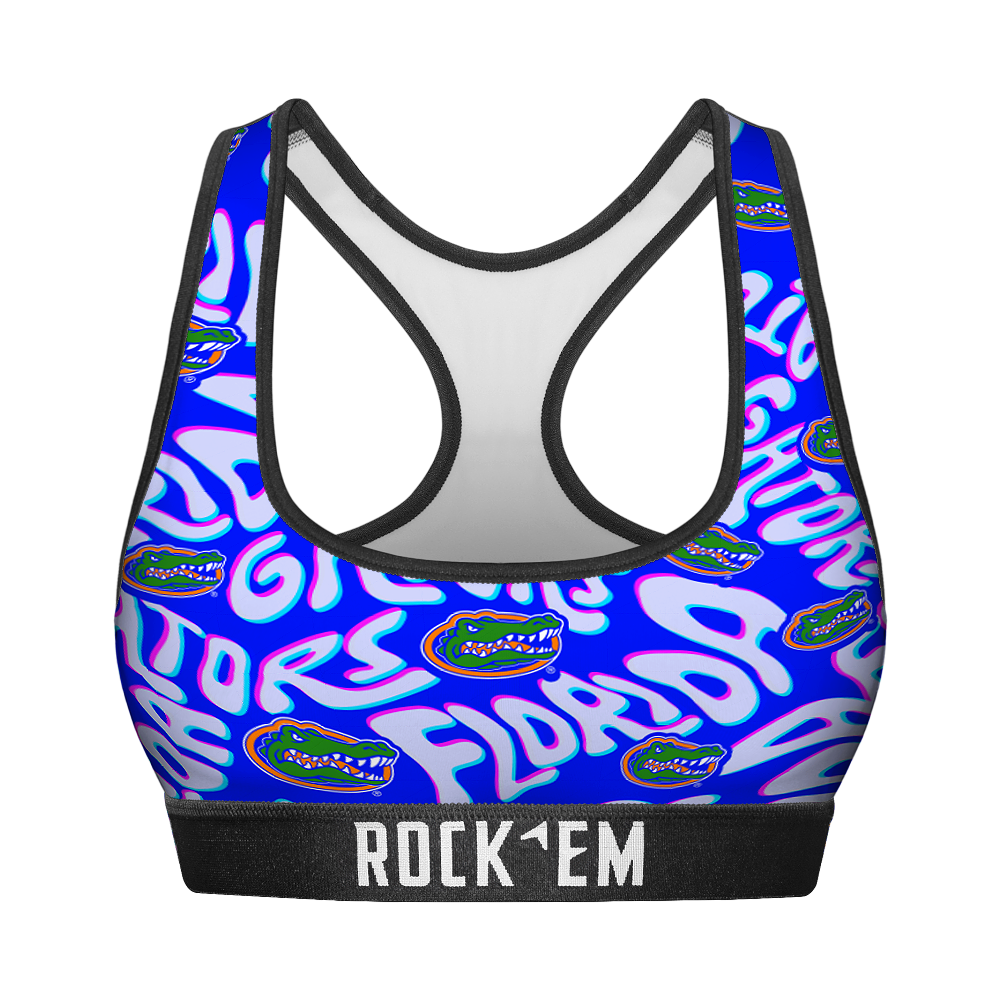 Florida Gators - Twisted Wordmark Women's Sports Bra