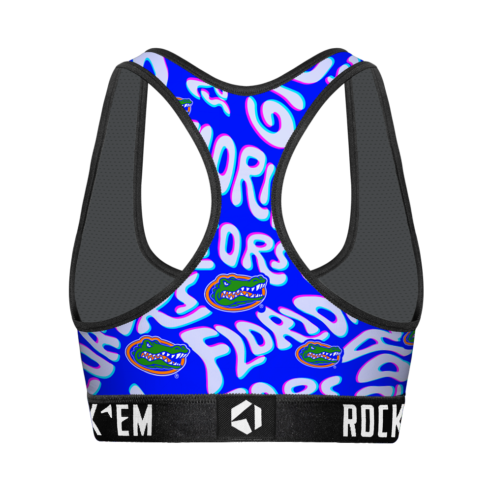 Florida Gators - Twisted Wordmark Women's Sports Bra
