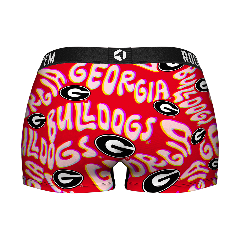 Georgia Bulldogs - Twisted Wordmark Women's Boy Shorts