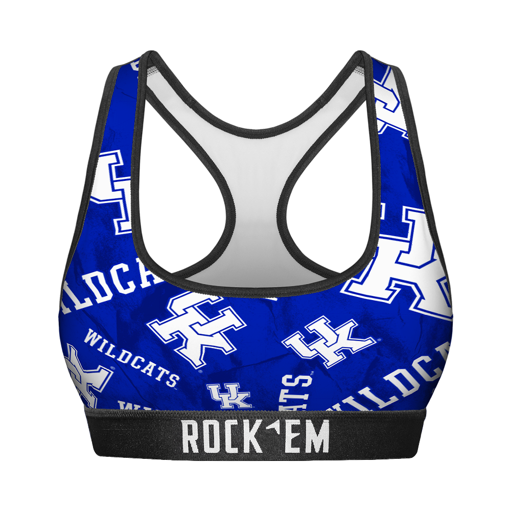 Kentucky Wildcats - Logo All-Over Women's Sports Bra