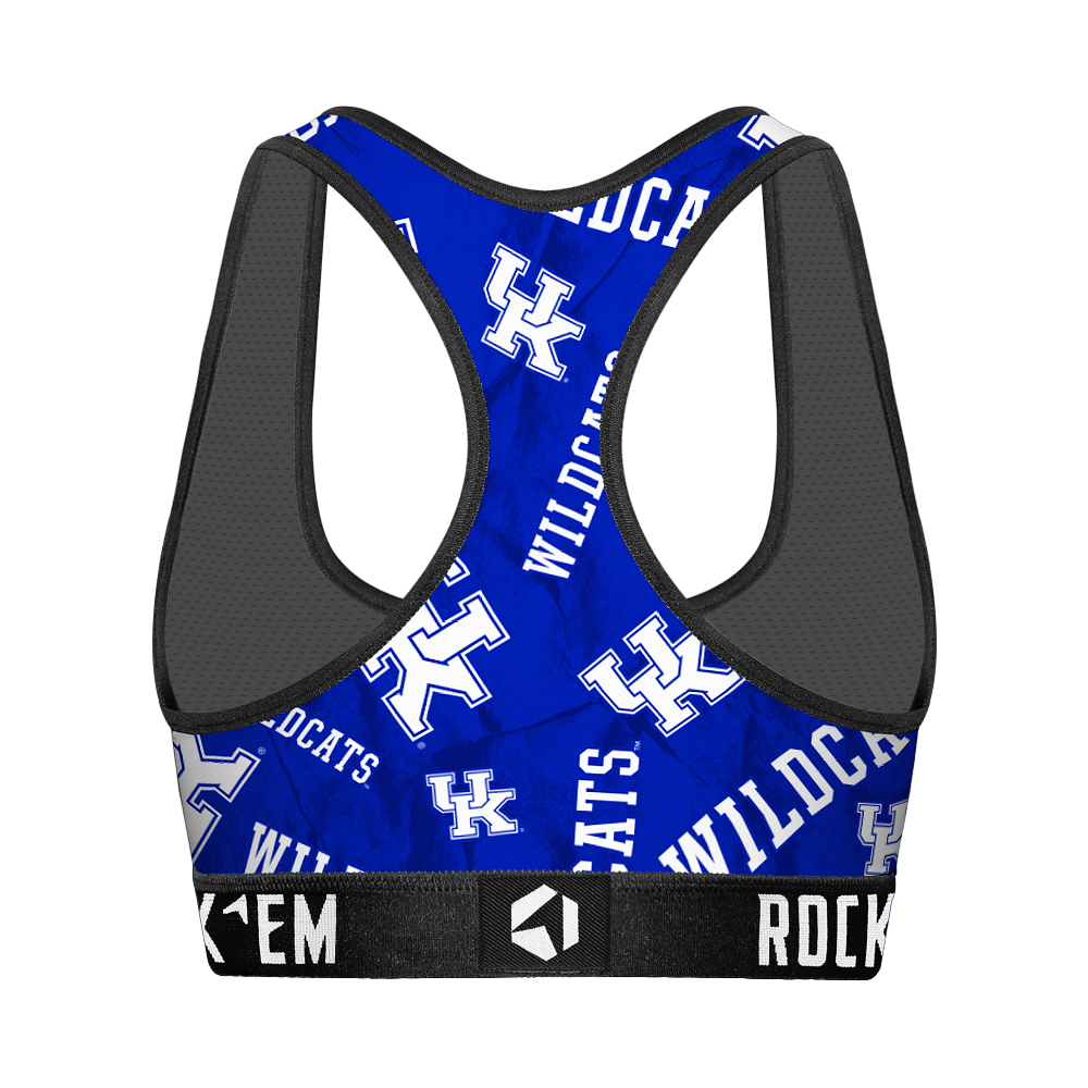 Kentucky Wildcats - Logo All-Over Women's Sports Bra