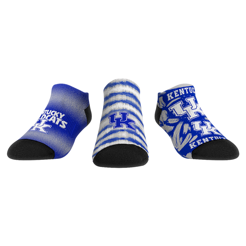 Kentucky Wildcats - Low Cut - Make Some Noise (3-Pack) Socks