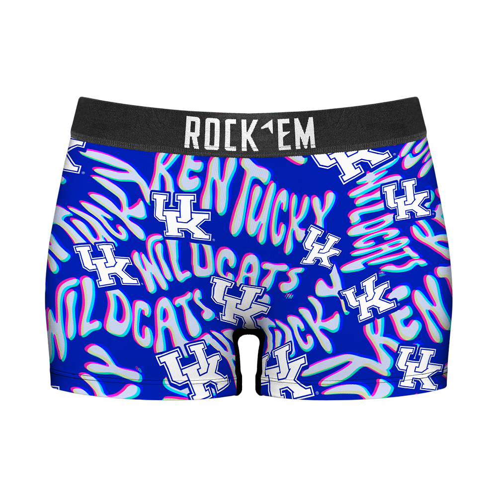 Kentucky Wildcats - Twisted Wordmark Women's Boy Shorts