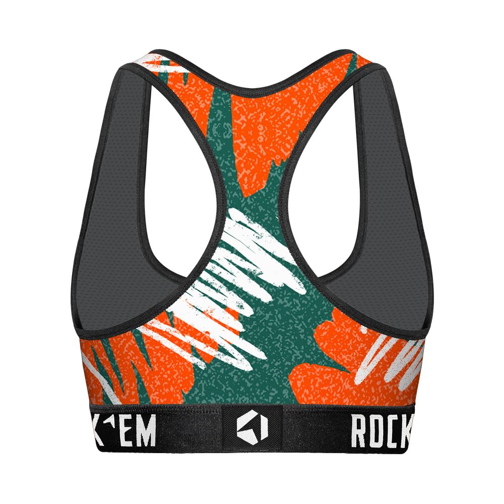 Miami Hurricanes - Team Blast Women's Sports Bra