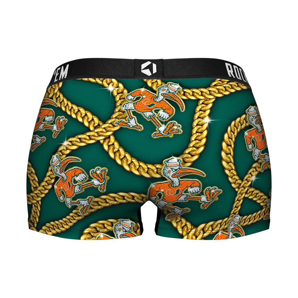 Miami Hurricanes - Cuban Links Women's Boy Shorts