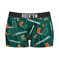 Miami Hurricanes - Logo All-Over Women's Boy Shorts