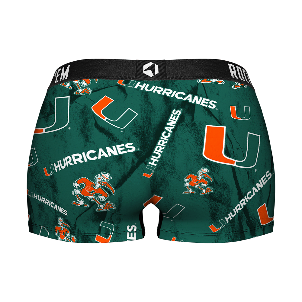 Miami Hurricanes - Logo All-Over Women's Boy Shorts