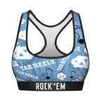 North Carolina Tar Heels - Logo All-Over Women's Sports Bra