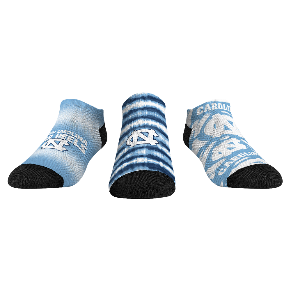 North Carolina Tar Heels - Low Cut - Make Some Noise (3-Pack) Socks
