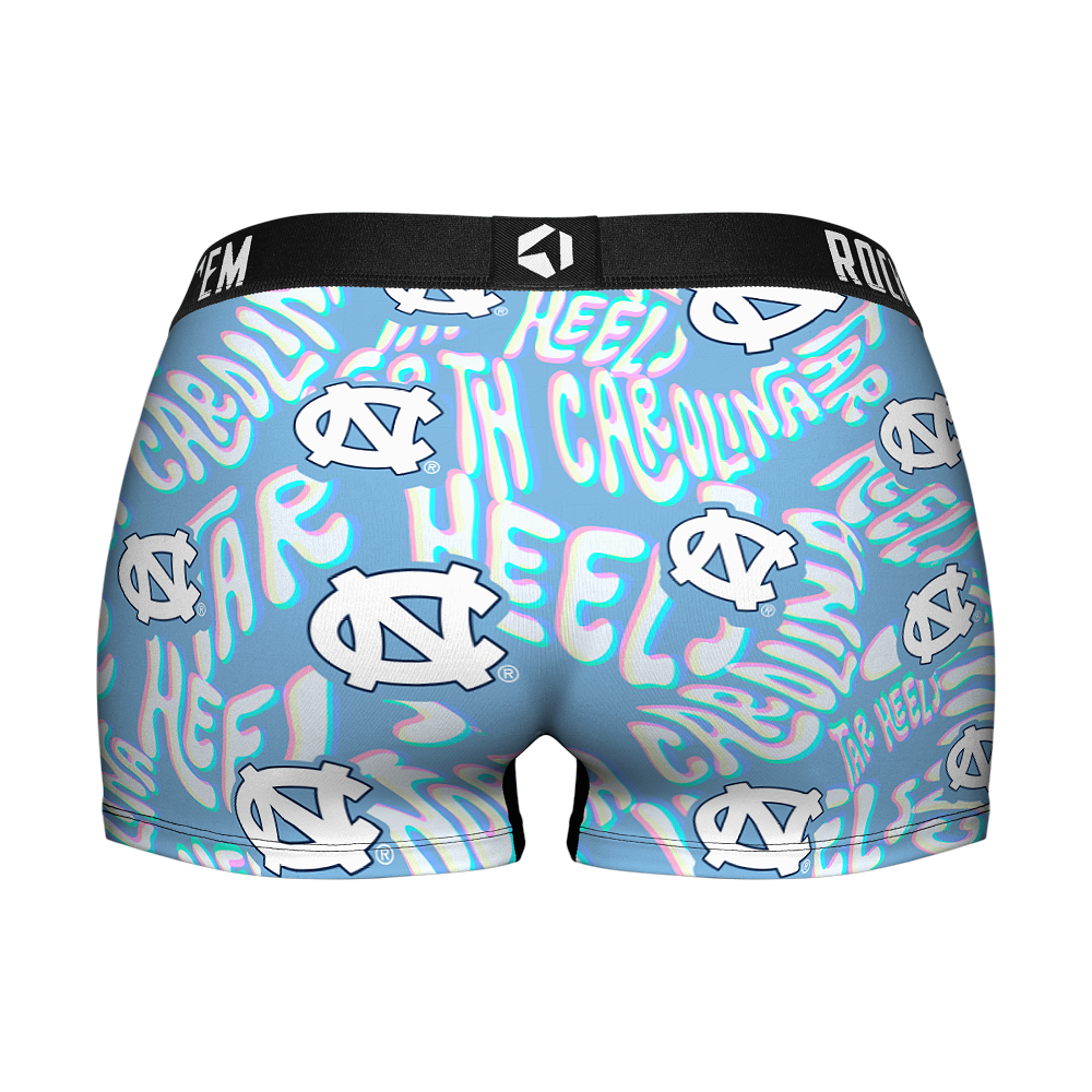 North Carolina Tar Heels - Twisted Wordmark Women's Boy Shorts