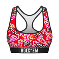 UNLV Rebels - Twisted Wordmark Women's Sports Bra