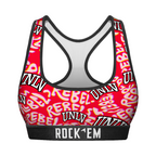 UNLV Rebels - Twisted Wordmark Women's Sports Bra